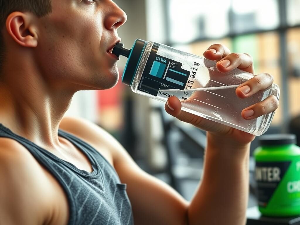 Importância da hidratação ao tomar creatina monohidratada para hipertrofia Importância da hidratação ao tomar creatina monohidratada para hipertrofia