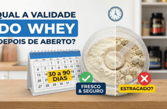 Qual a validade do Whey depois de aberto
