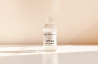 Suplemento sem cafeína com foco e disposição