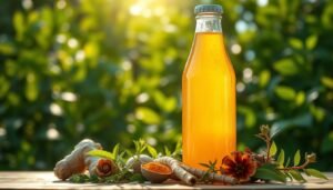 bebida energetica natural com ervas seguras