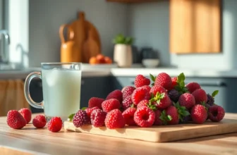 Pré-Treino com Água de Coco e Frutas Vermelhas