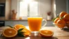 Pré-Treino Natural com Suco de Laranja e Gengibre