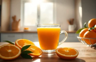 Pré-Treino Natural com Suco de Laranja e Gengibre