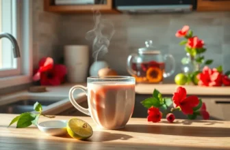 Termogênico com Chá de Hibisco e Limão