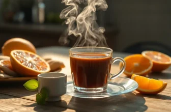 Pré-Treino Natural com Chá de Gengibre e Laranja