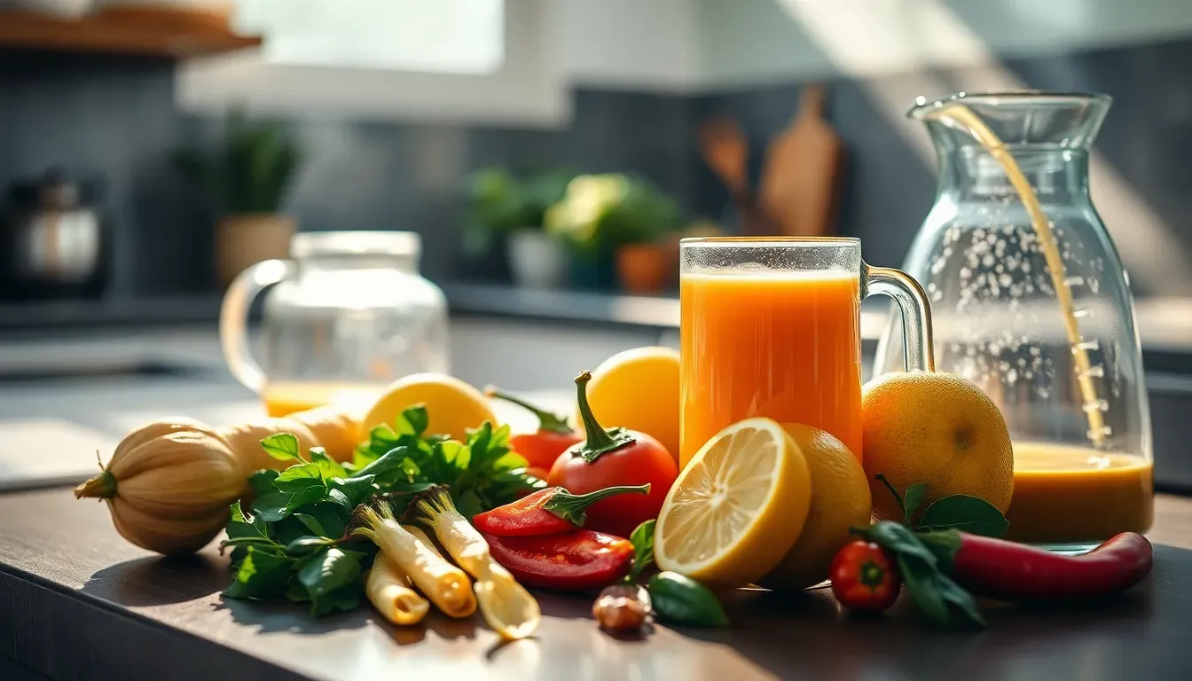 Termogênico Sem Cafeína com Suco de Limão e Cúrcuma