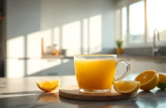 Termogênico Sem Cafeína com Suco de Limão e Cúrcuma
