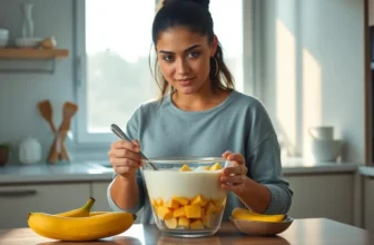 Pré-Treino Feminino com Iogurte e Frutas: Energia e Leveza