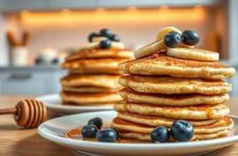 high protein banana pancakes