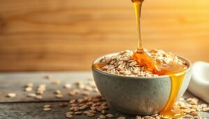 pre treino com aveia e mel