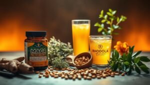 pre treino natural com maca peruana e rhodiola