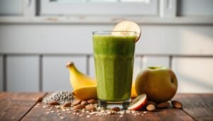 receita pre treino com maca e banana