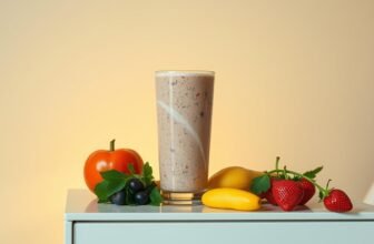 shake natural para treino noturno sem cafeína