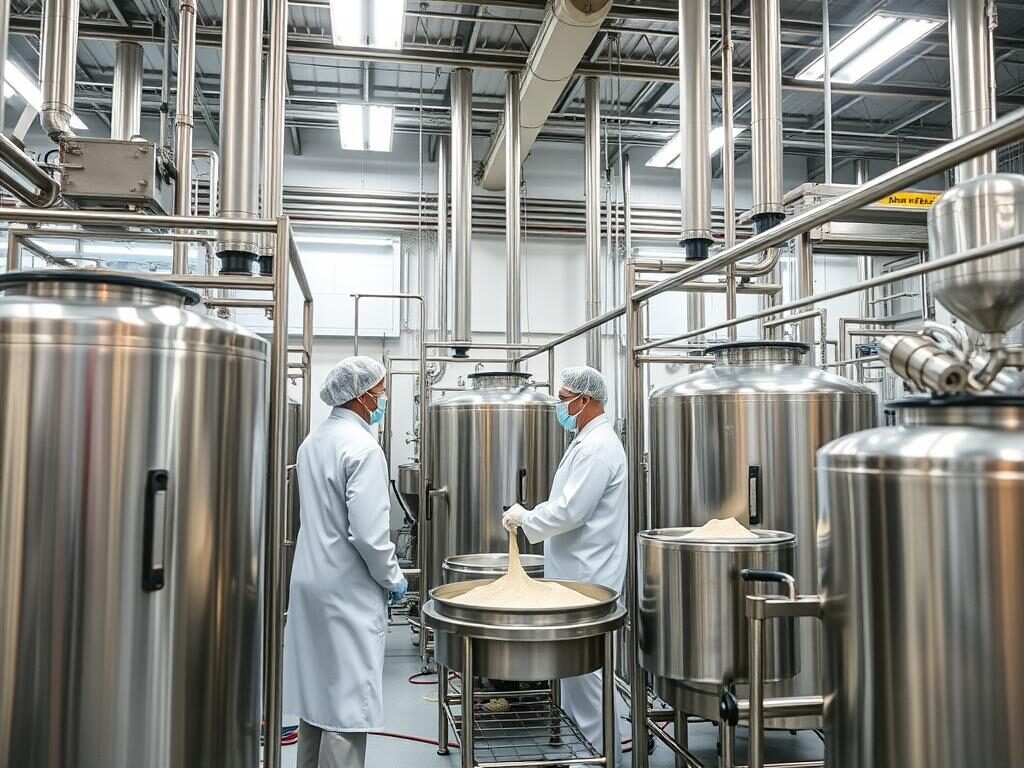 Processo de fabricação do Whey Protein Max Titanium 1kg