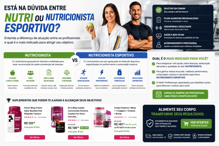 Nutri ou Nutricionista Esportivo